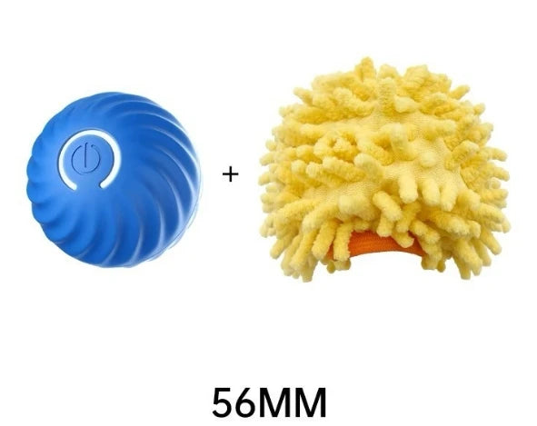 USB Rechargeable Interactive Plastic Dog Toys Electronic Irregular Motion Vibration Ball Fashionable Pet Movement Cat Toys