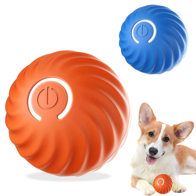 USB Rechargeable Interactive Plastic Dog Toys Electronic Irregular Motion Vibration Ball Fashionable Pet Movement Cat Toys