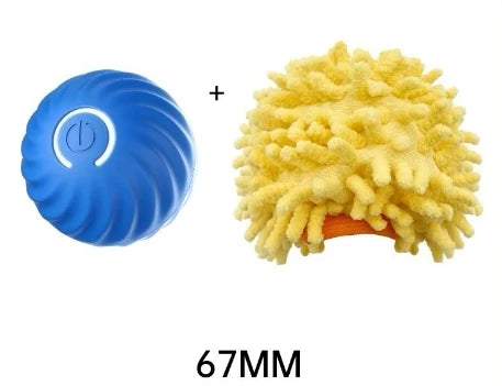 USB Rechargeable Interactive Plastic Dog Toys Electronic Irregular Motion Vibration Ball Fashionable Pet Movement Cat Toys