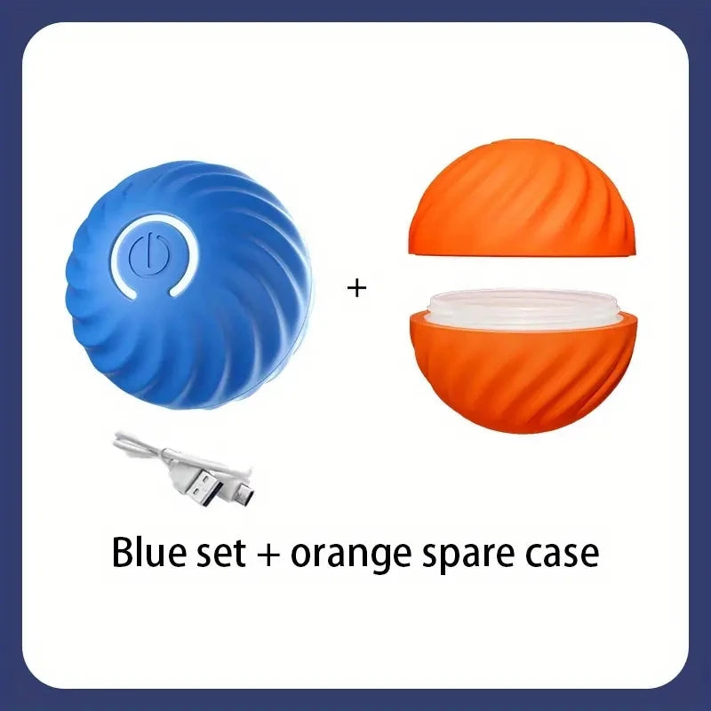 USB Rechargeable Interactive Plastic Dog Toys Electronic Irregular Motion Vibration Ball Fashionable Pet Movement Cat Toys