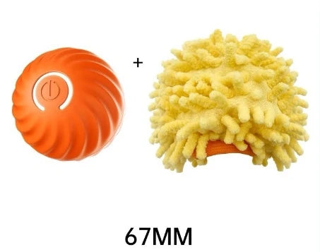 USB Rechargeable Interactive Plastic Dog Toys Electronic Irregular Motion Vibration Ball Fashionable Pet Movement Cat Toys