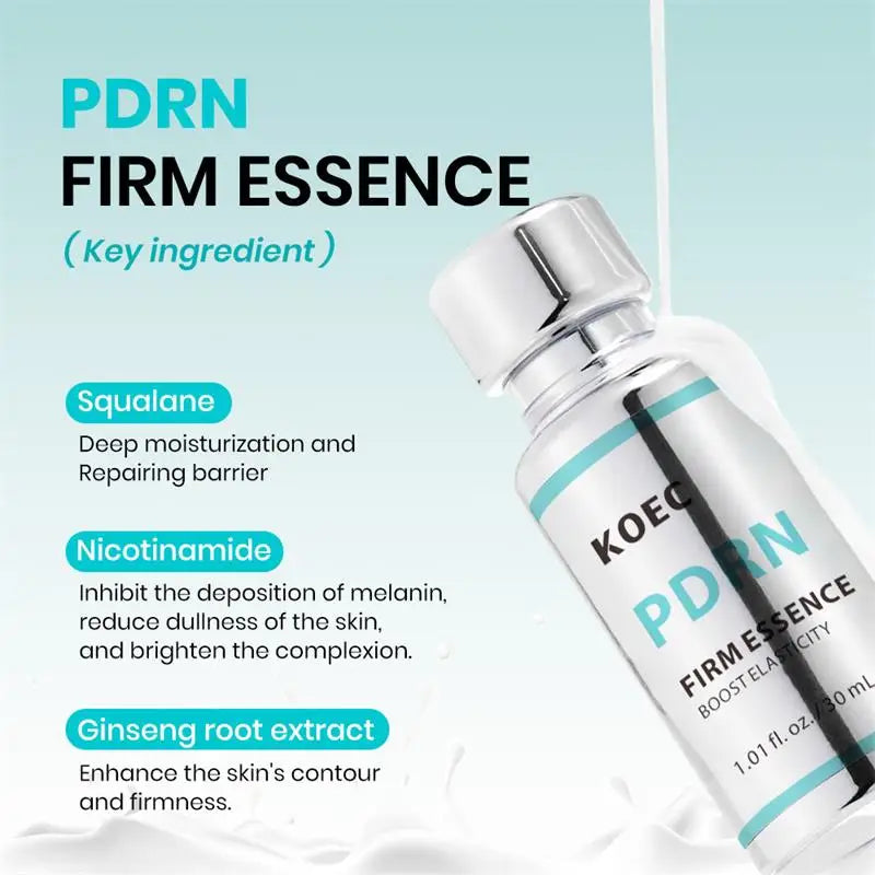 PDRN Facial Serum Firming Moisturizing Collagen Extract Provides Deep Hydration Gentle Soothing Nourishing Eye Cream Stick Serum