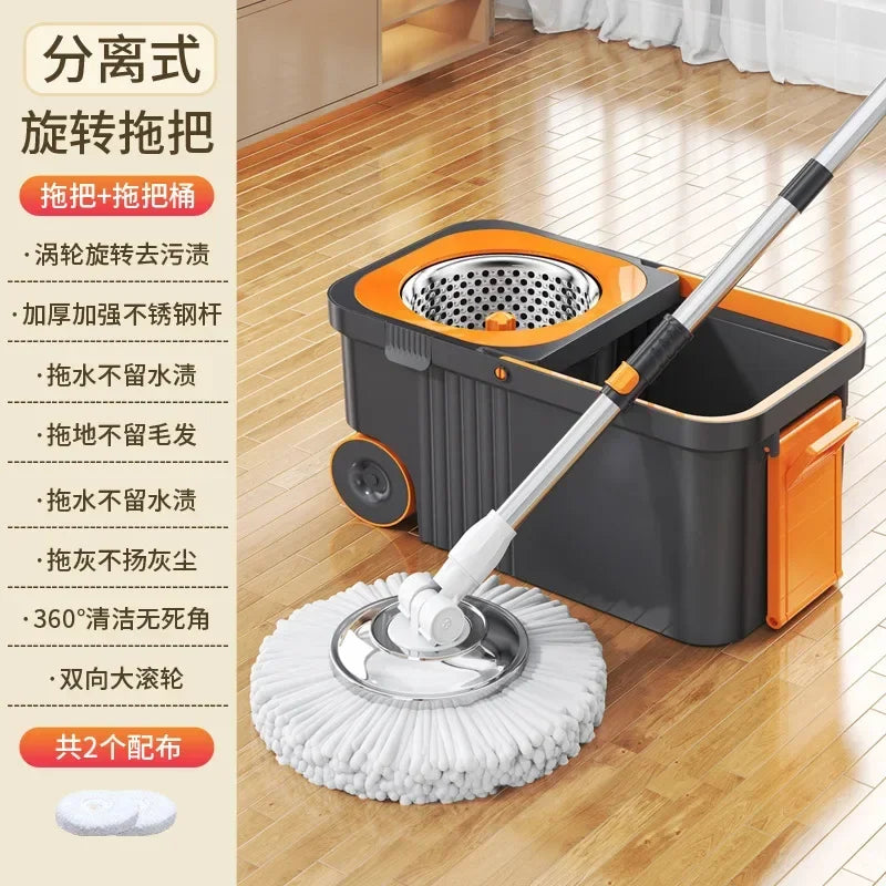 Hot Selling Mop Bucket Set Lazy Mop Twist Bucket Household Cleaning 360 Rotating Mop and Bucket