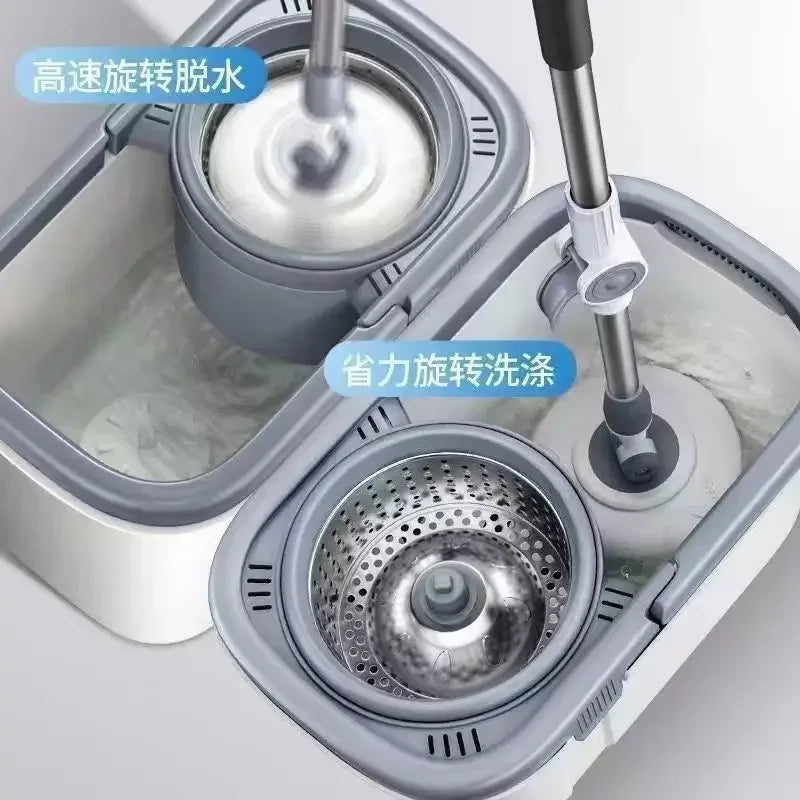Hot Selling Mop Bucket Set Lazy Mop Twist Bucket Household Cleaning 360 Rotating Mop and Bucket