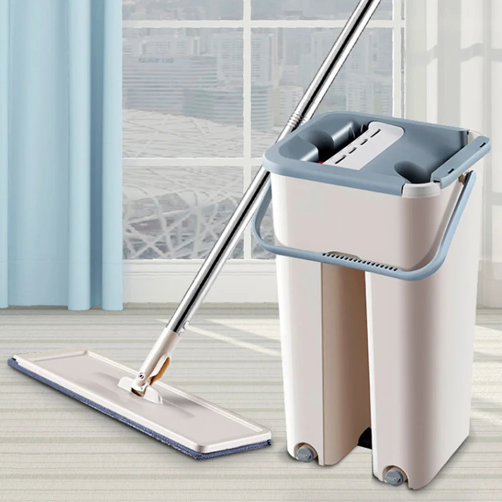 Mop Microfiber Rotating Head Replacement Floor Mop Head Household Floor Bucket Heads Multi-function Stickable for Home Office