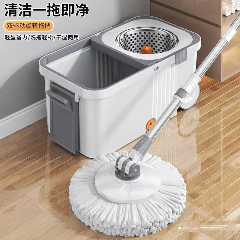Hot Selling Mop Bucket Set Lazy Mop Twist Bucket Household Cleaning 360 Rotating Mop and Bucket