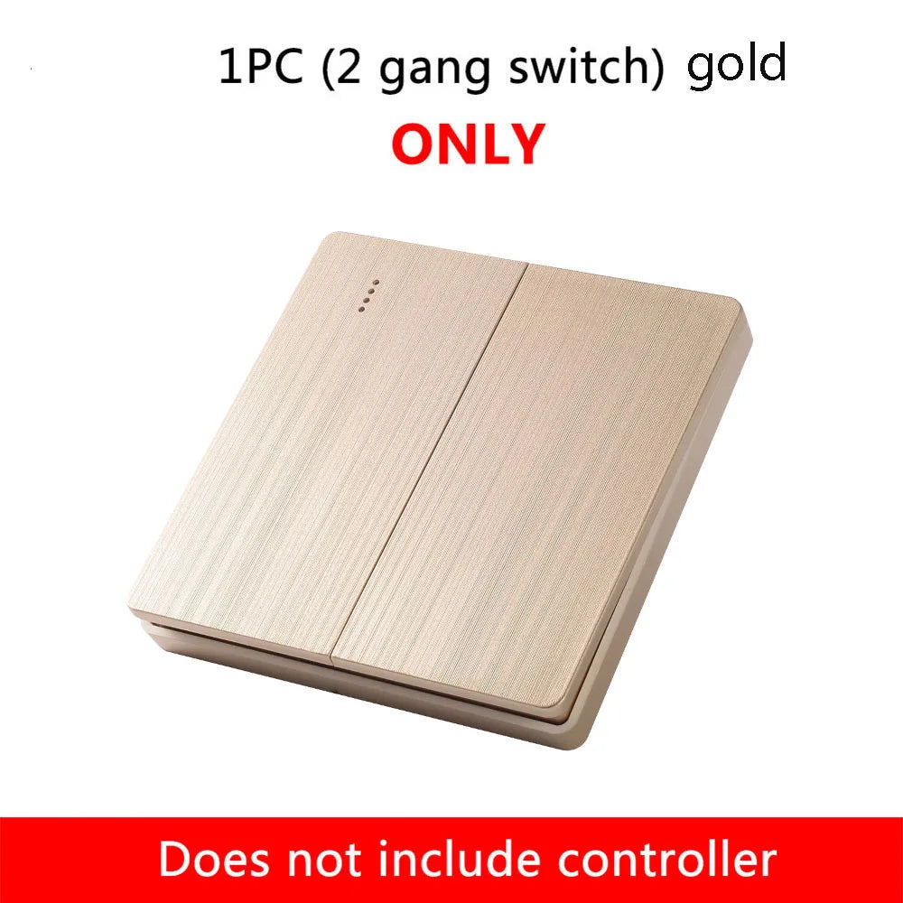 86 Wireless Smart RF 433Mhz 100-220V Wall Panel with Remote Control Mini Relay Receiver Home Led Light Lamp Switch