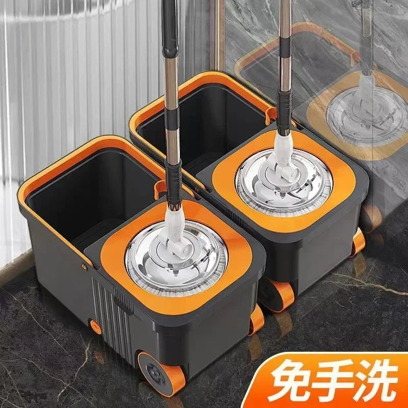 Hot Selling Mop Bucket Set Lazy Mop Twist Bucket Household Cleaning 360 Rotating Mop and Bucket